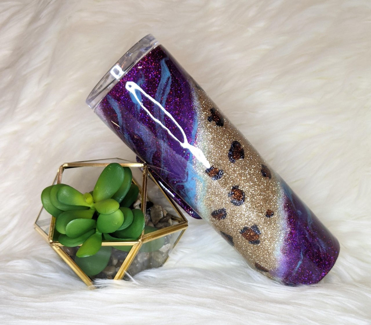 Geode Leopard Tumbler